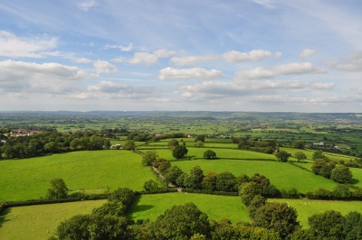 View from Glastonbury Tor