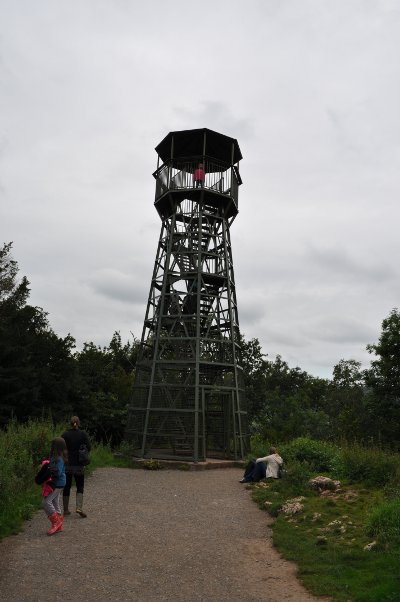 Tower at top of Cheddar Gorge